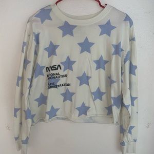 Long sleeve Junior’s Cropped shirt